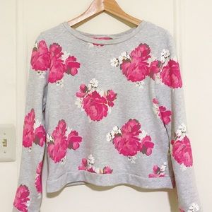 Loft floral sweatshirt